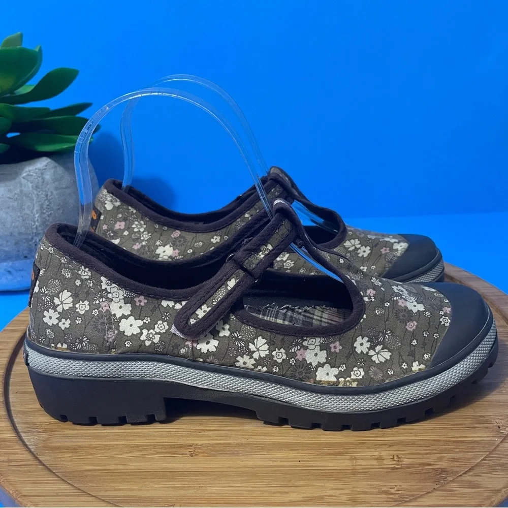 Rocket Dog Mary Jane Loafers Floral Chunky Heel Lug Sole Shoes Size 7 - Picture 3 of 8